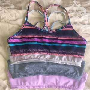 Ivivva Racerback Sports Bras Set EUC
